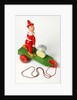 Pull along toy clown by Unknown