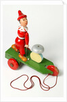 Pull along toy clown by Unknown