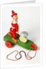 Pull along toy clown by Unknown