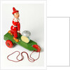 Pull along toy clown by Unknown