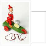Pull along toy clown by Unknown