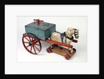 Toy horse and cart by Unknown