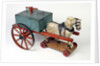 Toy horse and cart by Unknown