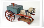 Toy horse and cart by Unknown