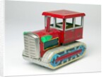 Mechanical toy tractor by Unknown