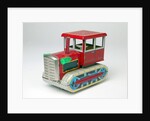 Mechanical toy tractor by Unknown