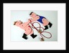 Pair of wrestlers by Jamieson and Gurr