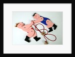 Pair of wrestlers by Jamieson and Gurr