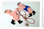 Pair of wrestlers by Jamieson and Gurr