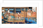 Illustration of a scene from Genji Monogatari by Utagawa Kunisada (I)