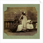 Isabella Grace, Clementina and Agnes Elphinstone by Clementina Hawarden