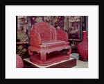 The Imperial Throne of Emperor Ch'ien Lung by Unknown