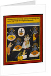 Vishnu worshipped in five forms. Mewar, India, late 17th century by Unknown