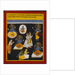 Vishnu worshipped in five forms. Mewar, India, late 17th century by Unknown