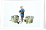 An earthenware seller by Unknown