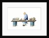 Man making paper ingots by Unknown