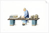 Man making paper ingots by Unknown
