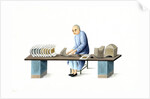 Man making paper ingots by Unknown