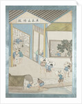 Weighing and loading silk onto boat by Jun Wu