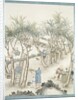 Gathering of mulberry leaves by Jun Wu