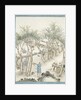Gathering of mulberry leaves by Jun Wu