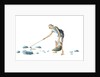 Man collecting dung by Unknown
