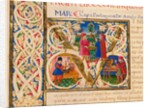 Initial V, from Pliny's Natural History. Italy, mid-15th century by Pliny the Elder