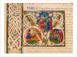 Initial V, from Pliny's Natural History. Italy, mid-15th century by Pliny the Elder