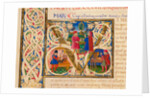 Initial V, from Pliny's Natural History. Italy, mid-15th century by Pliny the Elder