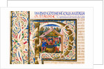 Initial P, from Pliny's Natural History. Italy, mid-15th century by Pliny the Elder