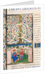 Initial I from Pliny`s Natural History by Pliny the Elder