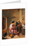Interior of a Room with Figures by Adriaen Brouwer