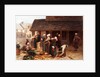 The Marketplace of Ploudalmezeau, Brittany by Leon Augustin L'Hermitte. Brittany, France, 1877 by Leon-Augustin Lhermitte