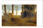 The Shepherdess by Jean-François Millet