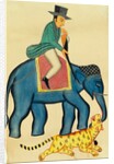 An Englishman on an Elephant by Unknown