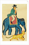 An Englishman on an Elephant by Unknown