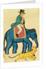 An Englishman on an Elephant by Unknown