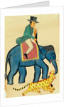 An Englishman on an Elephant by Unknown