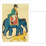 An Englishman on an Elephant by Unknown