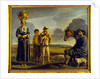 La Halte du Cavalier or Landscape with Figures by Louis Le Nain