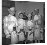 Teddy Johnson, Eve Boswell, Pearl Carr and Bruc by Harry Hammond