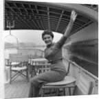 Connie Francis on Riverboat promotion trip by Harry Hammond