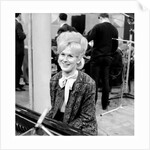 Dusty Springfield at television studio by Harry Hammond