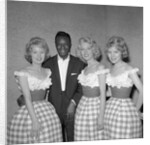 Beverley Sisters and Nat King Cole by Harry Hammond
