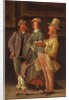 English Tourists at the Louvre, attributed to Philippe Jacques Linder by Philippe Jacques Linder