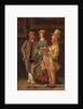 English Tourists at the Louvre, attributed to Philippe Jacques Linder by Philippe Jacques Linder
