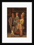 English Tourists at the Louvre, attributed to Philippe Jacques Linder by Philippe Jacques Linder