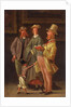 English Tourists at the Louvre, attributed to Philippe Jacques Linder by Philippe Jacques Linder
