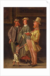 English Tourists at the Louvre, attributed to Philippe Jacques Linder by Philippe Jacques Linder