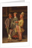 English Tourists at the Louvre, attributed to Philippe Jacques Linder by Philippe Jacques Linder